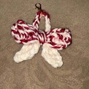 Crochet Bow Bag Charm Purse Backpack Keychain Handmade

Brand new no tags